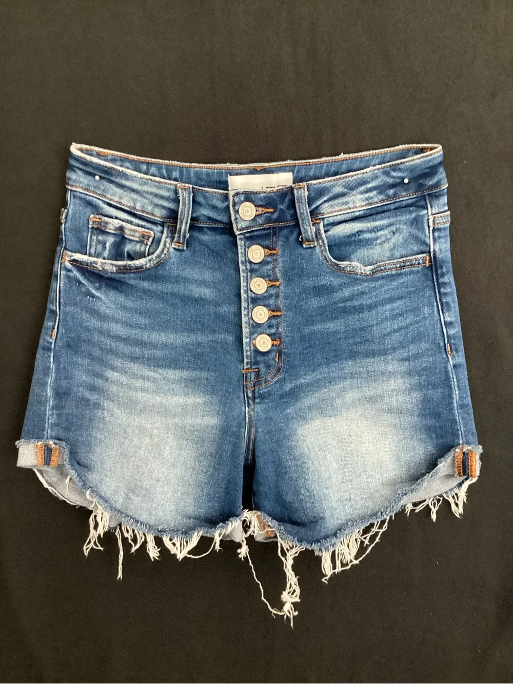 Vervet button fly Jean shorts size small